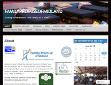 Tablet Screenshot of familypromiseofmidland.com